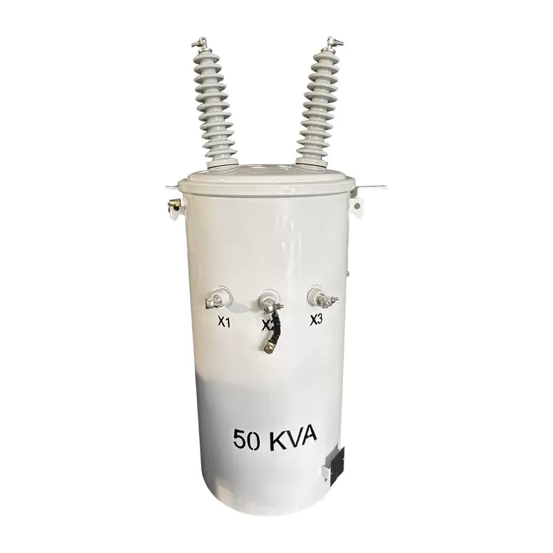 50kva_single_phase_pole_mount_distribution_transformer_oil_immersed