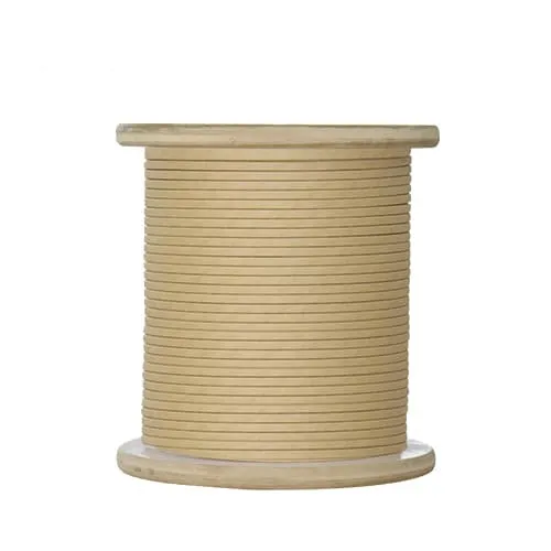 Gwifren wedi'i gorchuddio â phapur manwl gywirdeb