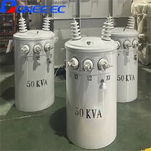 Single Phase Pole Mounted Power Distribution Transformer